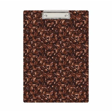 DESKA Z KLIPEM A4 CLIPBOARD NADRUK KAWA