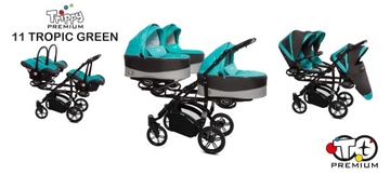 Baby Active TRIPPY babyactive коляска для тройняшек