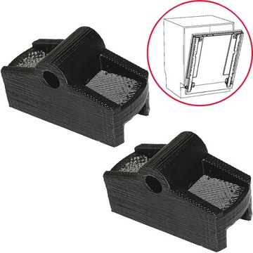 2x Zawias przesuwny górny do zmywarki IKEA BEHJALPLIG