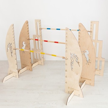 Zestaw 3 x przeszkoda 100cm Hobby Horse dla dzieci