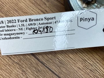 KLAKSON SIGNÁL ZVUKOVÝ FORD BRONCO SPORT 2020+ USA KUGA MK3 ESPACE