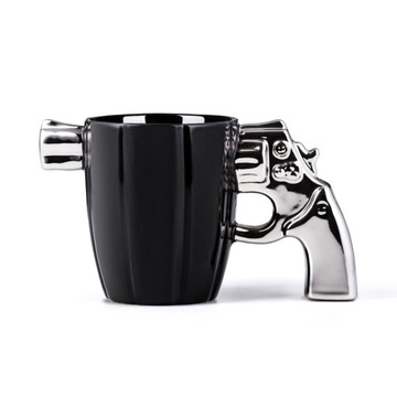 Kubek Szeryfa Pistolet Broń Rewolwer na prezent 350ml
