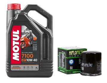 ZESTAW OLEJ MOTUL 7100 Z FILTREM OLEJU ENDURO QUAD
