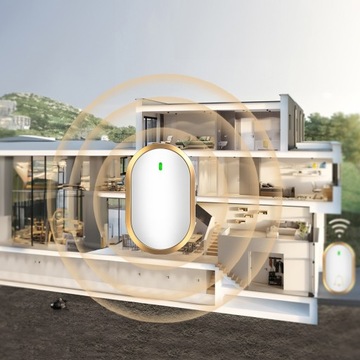 БЕСПРОВОДНОЙ, ВОДОНЕПРОНИЦАЕМЫЙ ДВЕРНОЙ ЗВОНОК