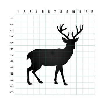 СВЕТООХОТНИЧЬИ НАКЛЕЙКИ ДЛЯ АВТОМОБИЛЯ ОЛЕНЬ