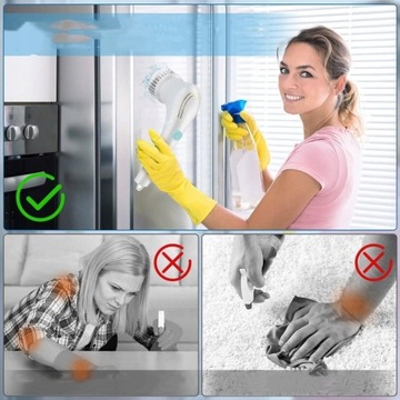 MOP ELEKTRYCZNA DO CZYSZCZENIA SZCZOTKA OBROTOWA WIELOFUNKCYJNA ZESTAW 5W1