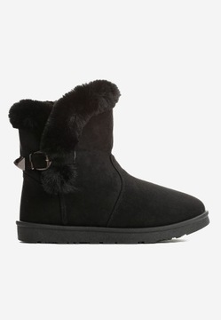 Черные зимние ботинки 39