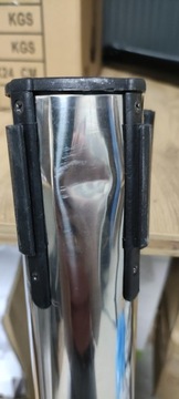 БАРЬЕРНЫЙ СТОЙК С РУКАННОЙ ЛЕНТОЙ 2М ВЫХОД 1148