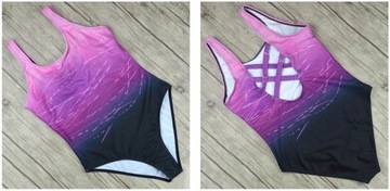 ЦЕЛЬНЫЙ КУПАЛЬНИК МОНОКИНИ ПУРПУРНЫЙ XL