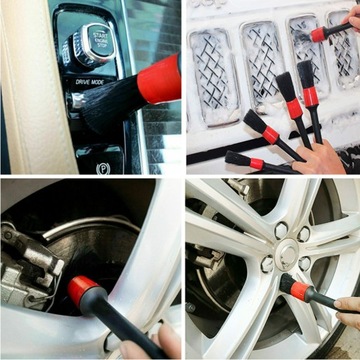 ЩЕТКИ ЩЕТКИ ДЛЯ МОЙКИ АВТОМОБИЛЬНОЙ ЧИСТКИ ДЕТЕЙЛИНГ АВТОМОБИЛЬНЫХ ДЕТАЛЕЙ 5ШТ.