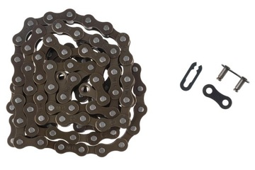 Велосипедная цепь 1 ряд 106 звеньев для велосипеда M1/2 x 1/8 дюйма, штифт 8,6 мм