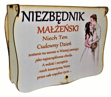 Śmieszny Prezent Niezbędnik Małżeński Ślub Wesele