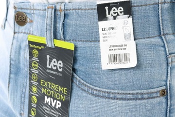 LEE SLIM FIT MVP spodnie performance jeans W33 L32