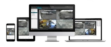 КОМПЛЕКТ МОНИТОРИНГА 4 НАРУЖНЫЕ IP-КАМЕРЫ POE КУПОЛЬНЫЕ 5 Мпикс - SMART APP