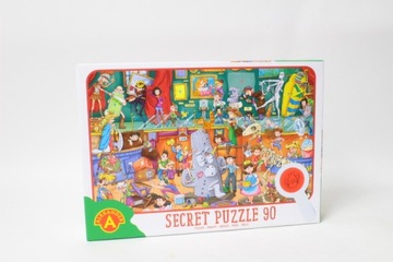 Puzzle obserwacyjne z lupą 90 elem. Muzeum 27570, ALEXANDER, 217015.
