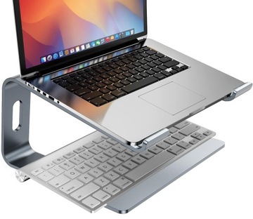 Алюминиевая подставка для ноутбука VAZIO MacBook AIR PRO, серая — «серый космос» (M5-G)