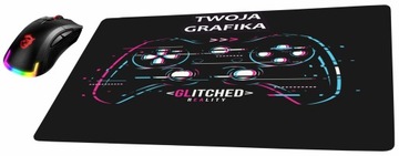 GAMINGOWA PODKŁADKA POD MYSZ WŁASNY NADRUK 48x38