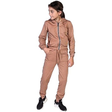 Dres komplet bluza rozpinana kaptur odblaski r128