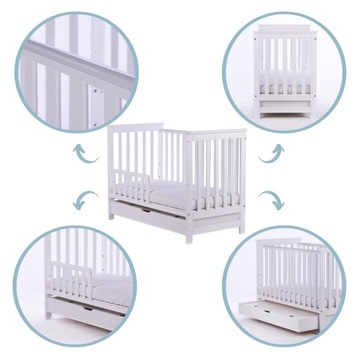 КРОВАТЬ-ТРАФФЛ 2-в-1 деревянная COSY FOX с ящиком