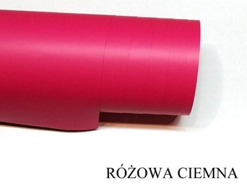 Folia samoprzylepna CZERWONA matowa lub lekki połysk 50cm x150cm