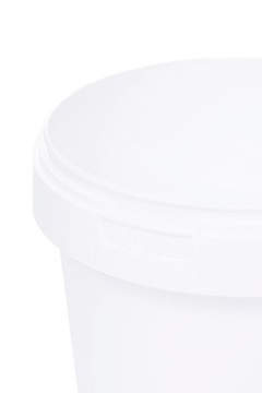 Ведро пластиковое 1 литр Белое для ЕДЫ!