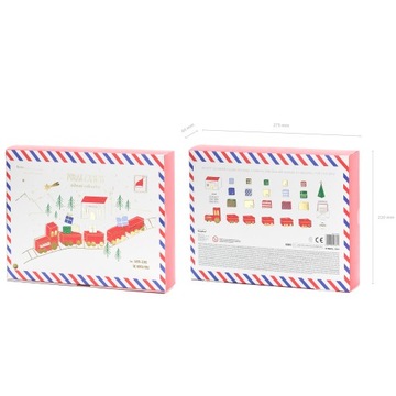 Адвент-календарь Поезд Вагоны с подарками