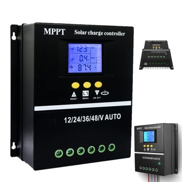 КОНТРОЛЛЕР ЗАРЯДКИ КОМПАНИИ СОЛНЕЧНЫЙ КОНТРОЛЛЕР MPPT 12 В/24 В/36 В/48 В ЖК-дисплей 100 А