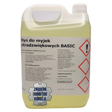 Płyn KONCENTRAT do myjki ultradźwiękowej ciśnieniowej BASIC DRACO 5L