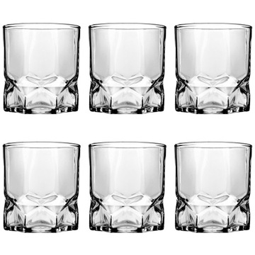 НАБОР СТАКАНОВ ДЛЯ ВИСКИ, 6 НАПИТКОВ ДЛЯ ВОДЫ, 320 мл ПОДАРОЧНЫЙ НИЗКИЙ
