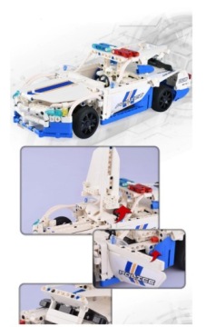 CADA KLOCKI ПОЛИЦЕЙСКИЙ АВТОМОБИЛЬ ОТКРЫТИЕ ДВЕРЕЙ ДИСТАНЦИОННОЕ УПРАВЛЕНИЕ