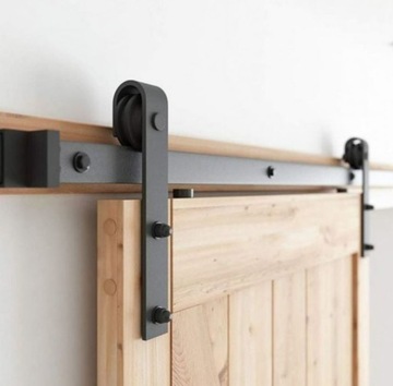 КОМПЛЕКТ СИСТЕМЫ РАЗДВИЖНЫХ ДВЕРЕЙ LOFT RAIL MODERN BLACK ARN DOOR 2 M
