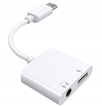 PRZEJŚCIÓWKA ADAPTER 2 W 1 USB C AUDIO 3,5MM