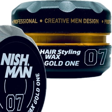 Pomada do włosów NISHMAN 07 STYLING WAX GOLD 150ml