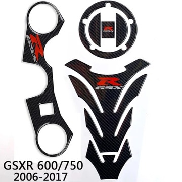 4Dla SUZUKI Tank Pad naklejka motocyklowa naklejka GSXR600 750 1000 okłady