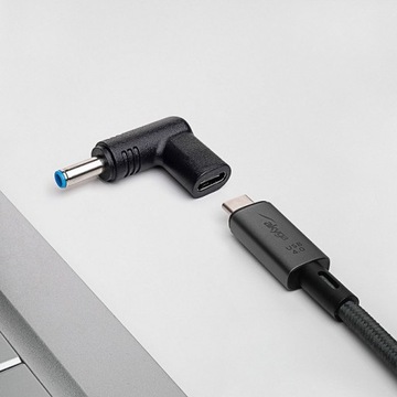 Переходник USB-C 4,5x3,0 мм для ноутбука HP 100 Вт