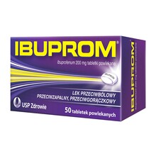 Ibuprom 200mg, tabletki, 50 szt.