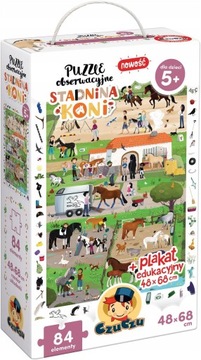 CzuCzu puzzle obserwacyjne stadnina koni 5+
