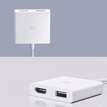АДАПТЕР 2в1 USB-C — HDMI Type-C — USB 4K 1080P