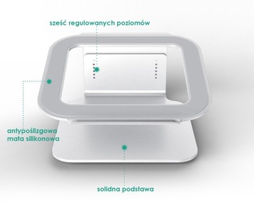 АЛЮМИНИЕВАЯ ПОДСТАВКА, СТОЛИК ДЛЯ НОУТБУКА MACBOOK
