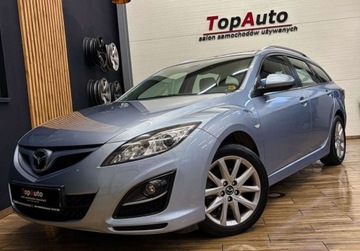 Mazda 6 II Kombi Facelifting 2.0 MZR 155KM 2011 Mazda 6 2.0 155KM NAVI BOSE skory RVM MANUAL zarejestrowana