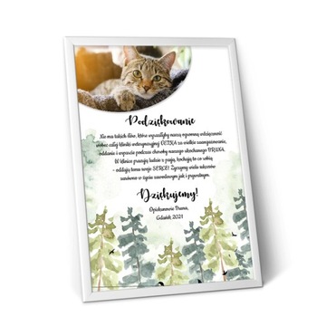 Плакат с благодарностью за рамку ВЕТЕРИНАРНЫЙ доктор