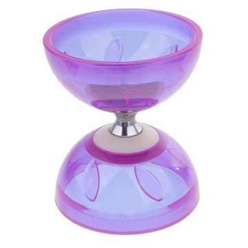 Łożysko Diabolo Kije Łańcuch 10,5cm fioletowe