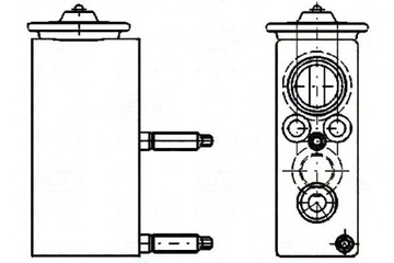 BEHR HELLA VENTIL EXPANZNÍ KLIMATIZACE CITROEN C4