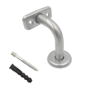 UCHWYT DO MOCOWANIA PORĘCZY TRALKI SCHODY SREBNY