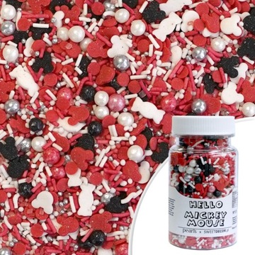Posypka cukrowa - Hello Mickey Mouse, mix, 70 g