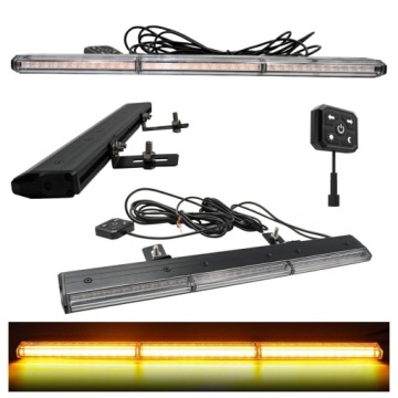 BELKA OSTRZEGAWCZA LED x36 SUPER SLIM 2,3cm PILOT panel led 48cm 3 tryby