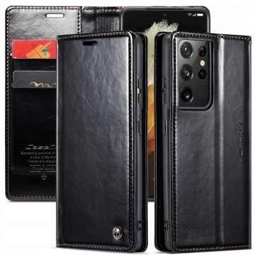 Etui skórzane z klapką do Samsung Galaxy S21 Ultra