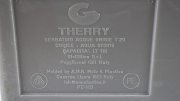 КАМЕРА-КАРАВАН ПРИЦЕП БАК ДЛЯ ГРЯЗНОЙ СЕРОЙ ВОДЫ 120 Л