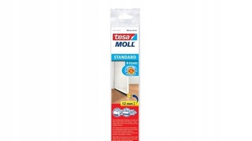 USZCZELKA SZCZOTKOWA POD DRZWI TESA 05433 BIAŁA 1M:37MM