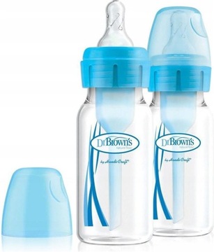 Brown's Butelka standard Options+ 120ml 2szt blue
